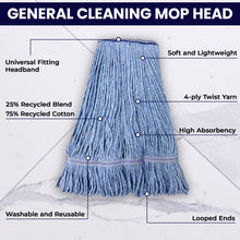 Load image into Gallery viewer, commercial mop head, mop heads commercial, industrial mop heads, commercial mop heads, heavy duty mop head
