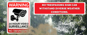 sign, camera signs for property, security sign, you are on camera sign outdoor, camera signs, 24 hour