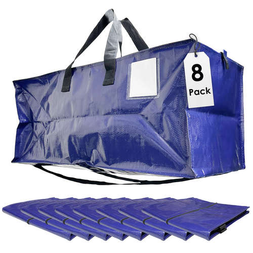 heavy duty moving bags, moving storage bags, packing totes for moving and storage, blue packing bags